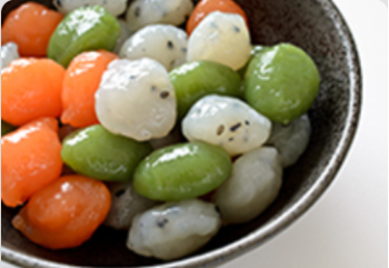 花香灰、蒟太郎、新雪（食品添加物用水酸化カルシウム）